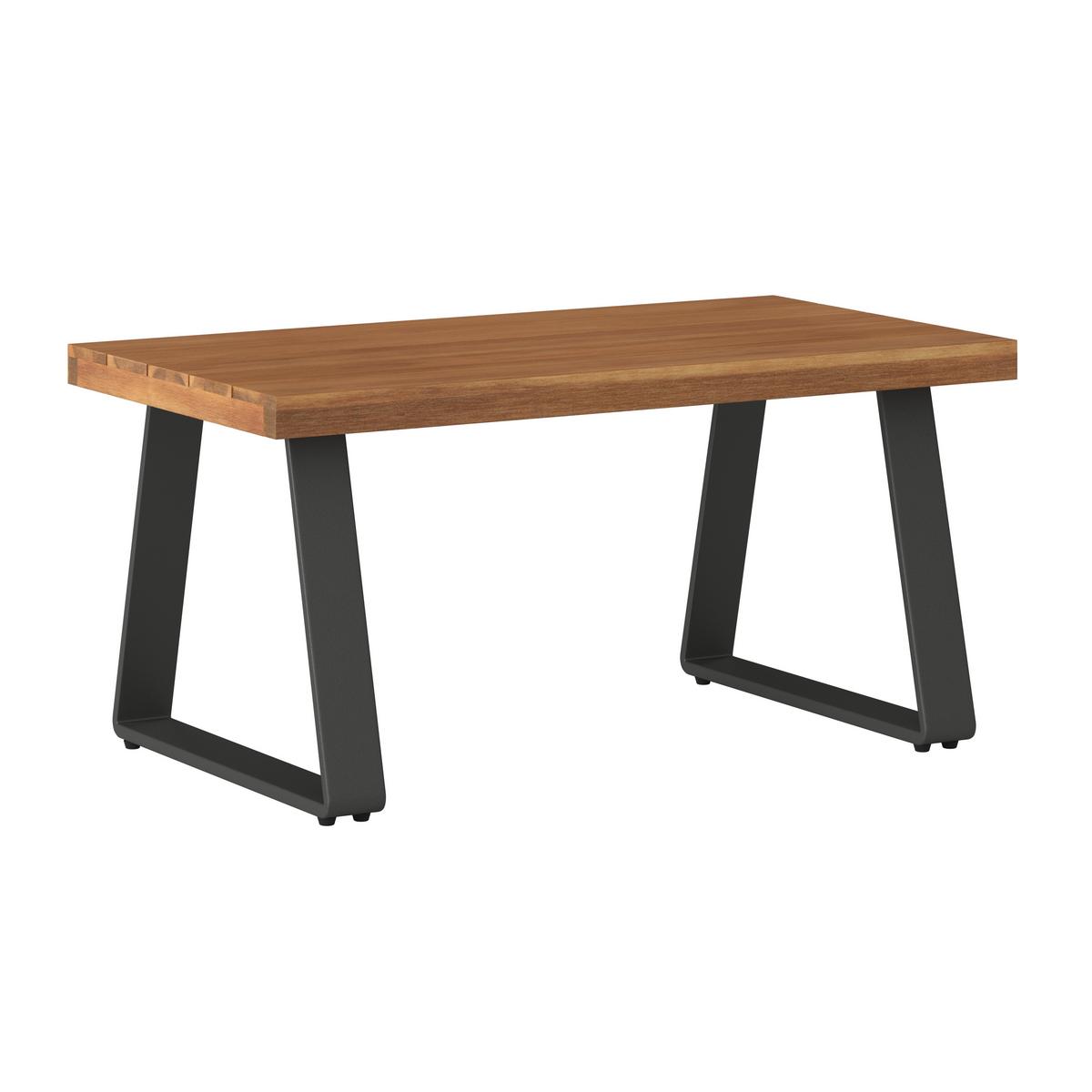 TERASOVÁ SEDACIA SÚPRAVA ALEXA - krémová/farba tíku, Modern, kov/drevo (150/81/85,5cm) - Bessagi Garden