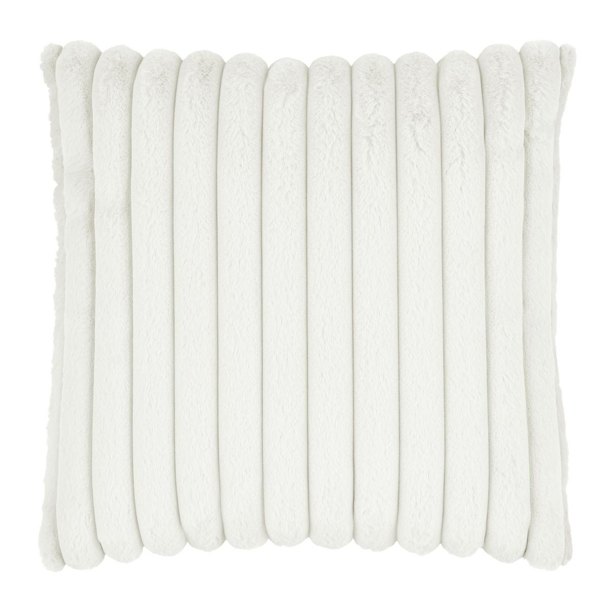 KOŽEŠINOVÝ POLŠTÁŘ MAUDI - přírodní barvy, Konvenční, textil (45/45cm) - Mömax