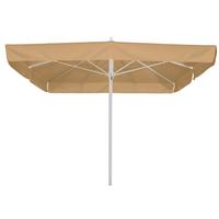Ampelschirm Quadro LxBxH: 300x295x300cm Sandfarben - Sandfarben/Silberfarben, Basics, Textil/Metall (300/295/300cm) - Schneider