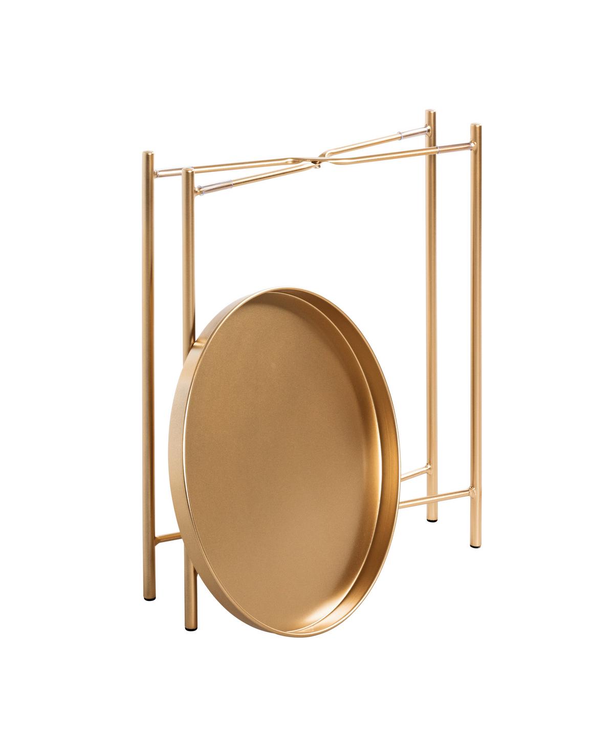 Kisasztal Gold - arany, Modern, fém (39/50cm)