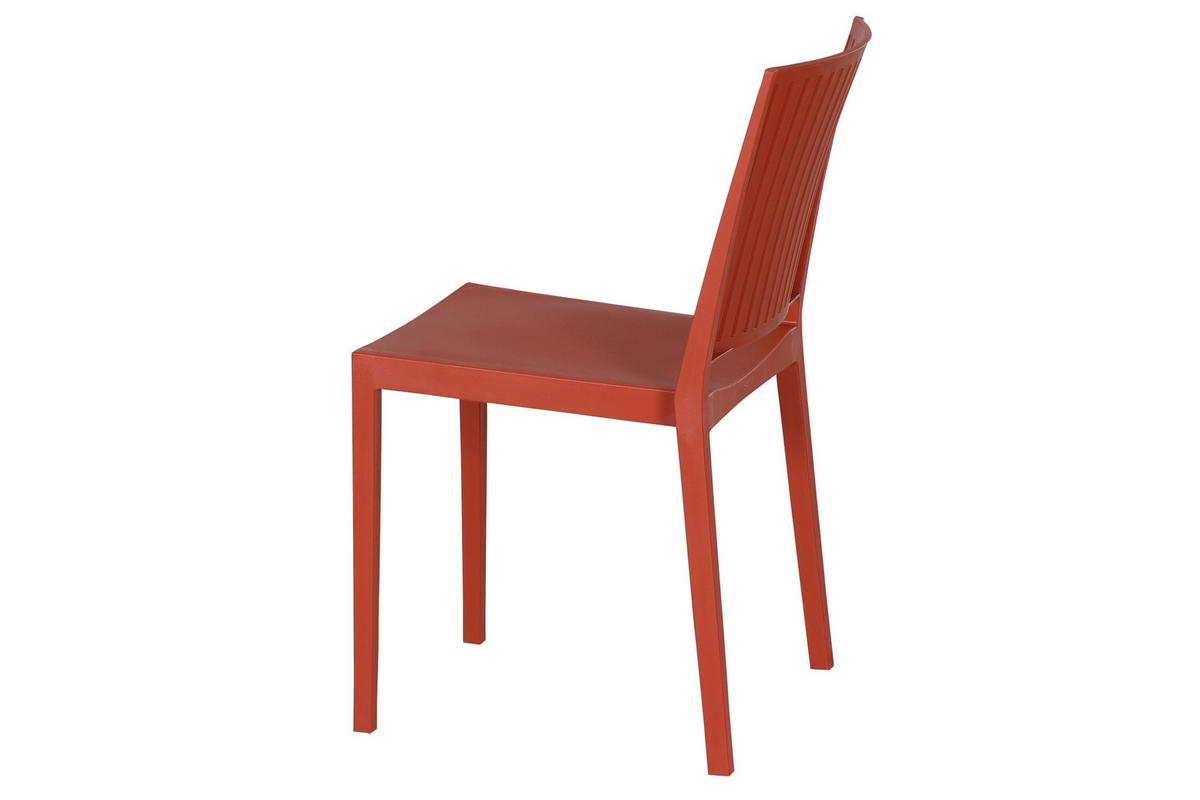Stapelstuhl T20103 - Rot, Basics, Kunststoff (57/80/56cm) - Siena Garden