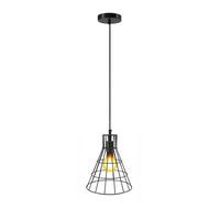 Hängeleuchte Bellatrix H: 31 Cm 1-Flammig - Schwarz, Trend, Metall (26/26/31cm) - Kayoom