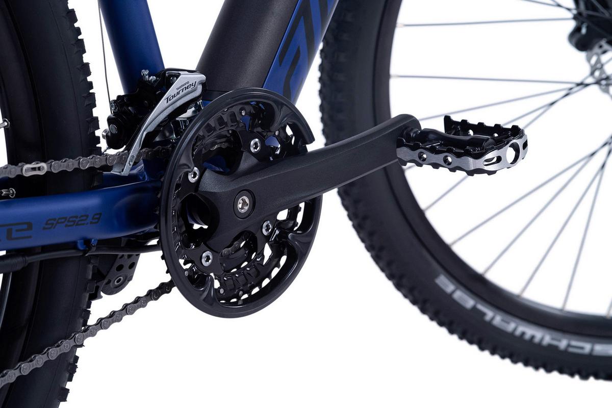 Elektrofahrrad 29 Zoll, 120 Km - Blau, Basics, Metall (180/70/100cm)
