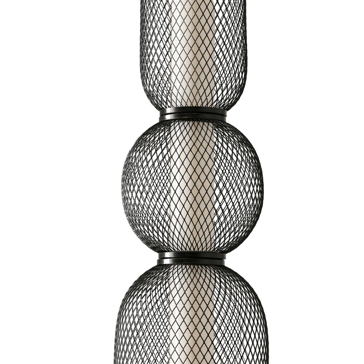 LED-Pendelleuchte 33-35363 Puma - Schwarz/Weiß, Design, Kunststoff/Metall (14/14/150cm)