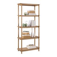 REGÁL KAVOK -EXKLUSIV- - farba jaseňa/prírodná farba, Natur, drevo/kompozitné drevo (80/170/35cm) - Premium Living