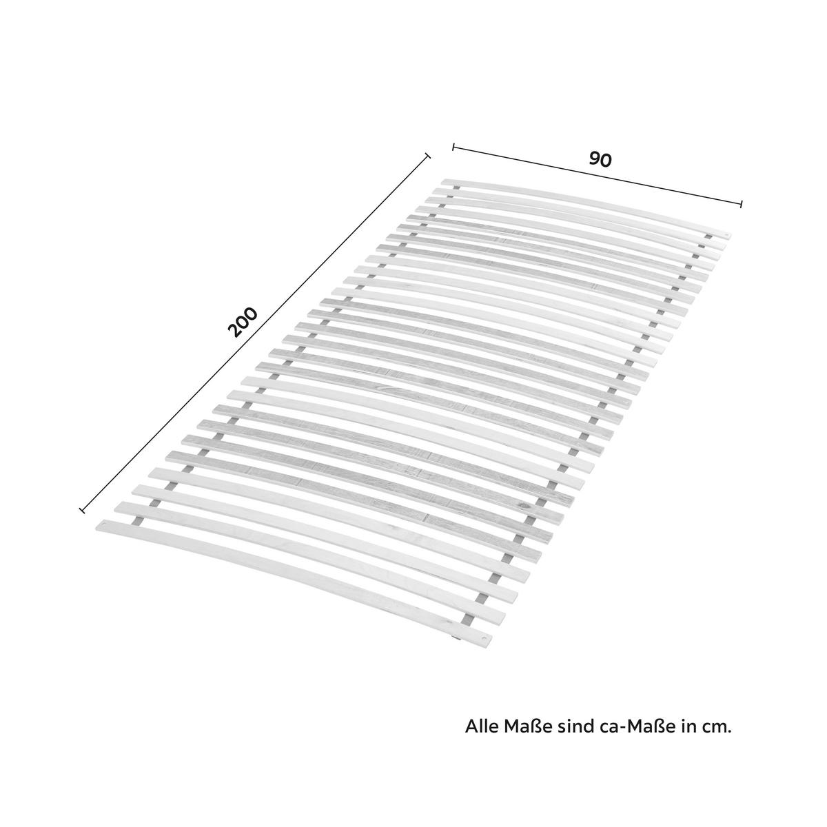 Rolovateľný rošt 90x200, drevo - Modern, drevo (90/200cm)