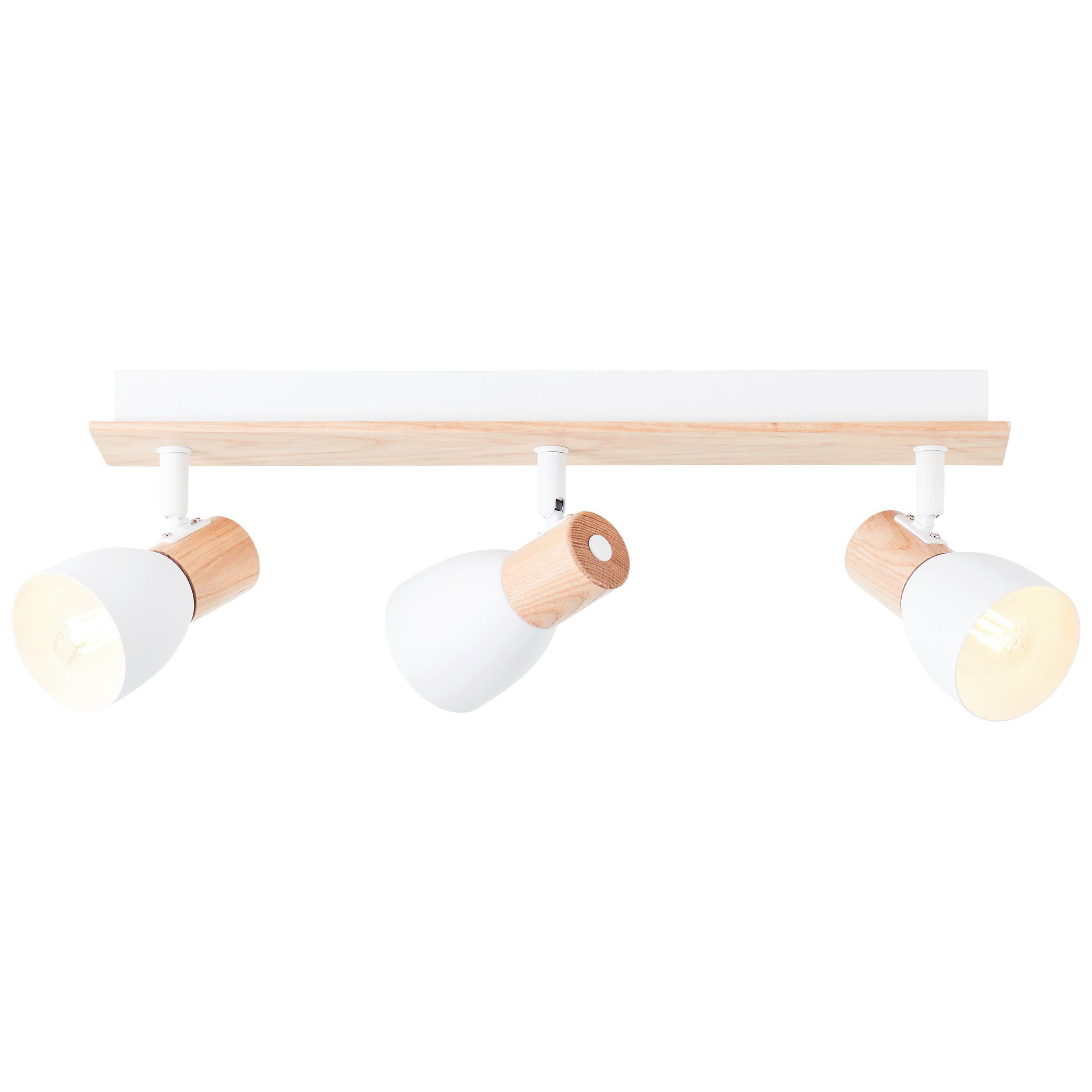 Strahler 99712/75 Daintree - Naturfarben/Weiß, Basics, Holz/Metall (42/7cm) - Brilliant