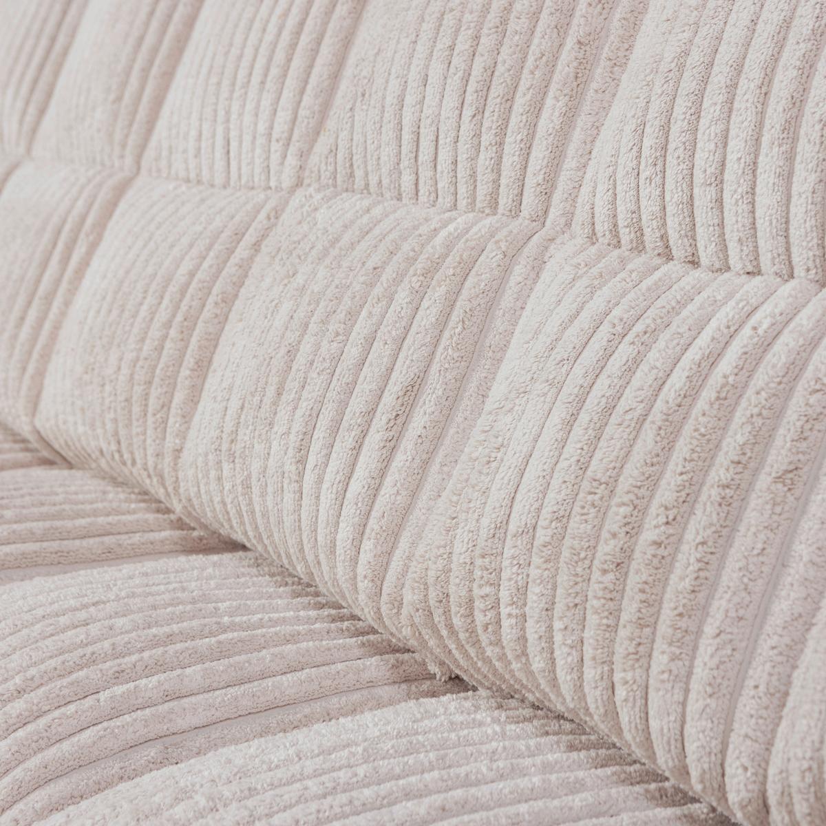 2-sitzer-sofa Second Date Naturfarben B: 226cm - Schwarz/Naturfarben, Design, Textil (226/78/99cm) - Livetastic