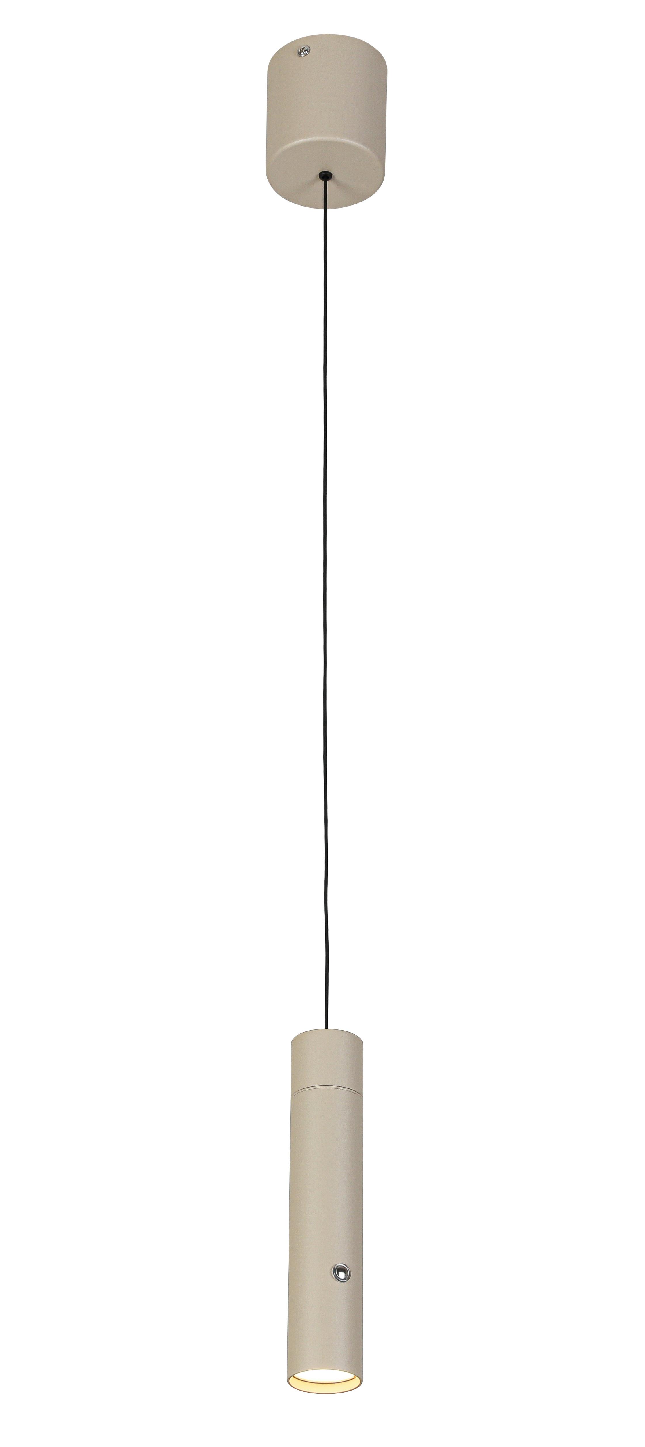 ZÁVĚSNÉ SVÍTIDLO SUSO - pískové barvy, Moderní, kov/plast (3,8/3,8/150cm) - Mömax