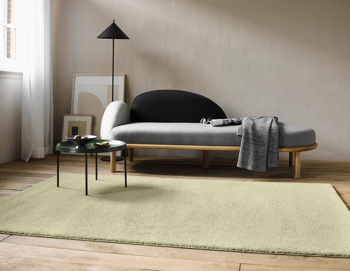Webteppich California Mintgrün 200x290 cm - Mintgrün, KONVENTIONELL, Textil (200/290cm) - Esprit