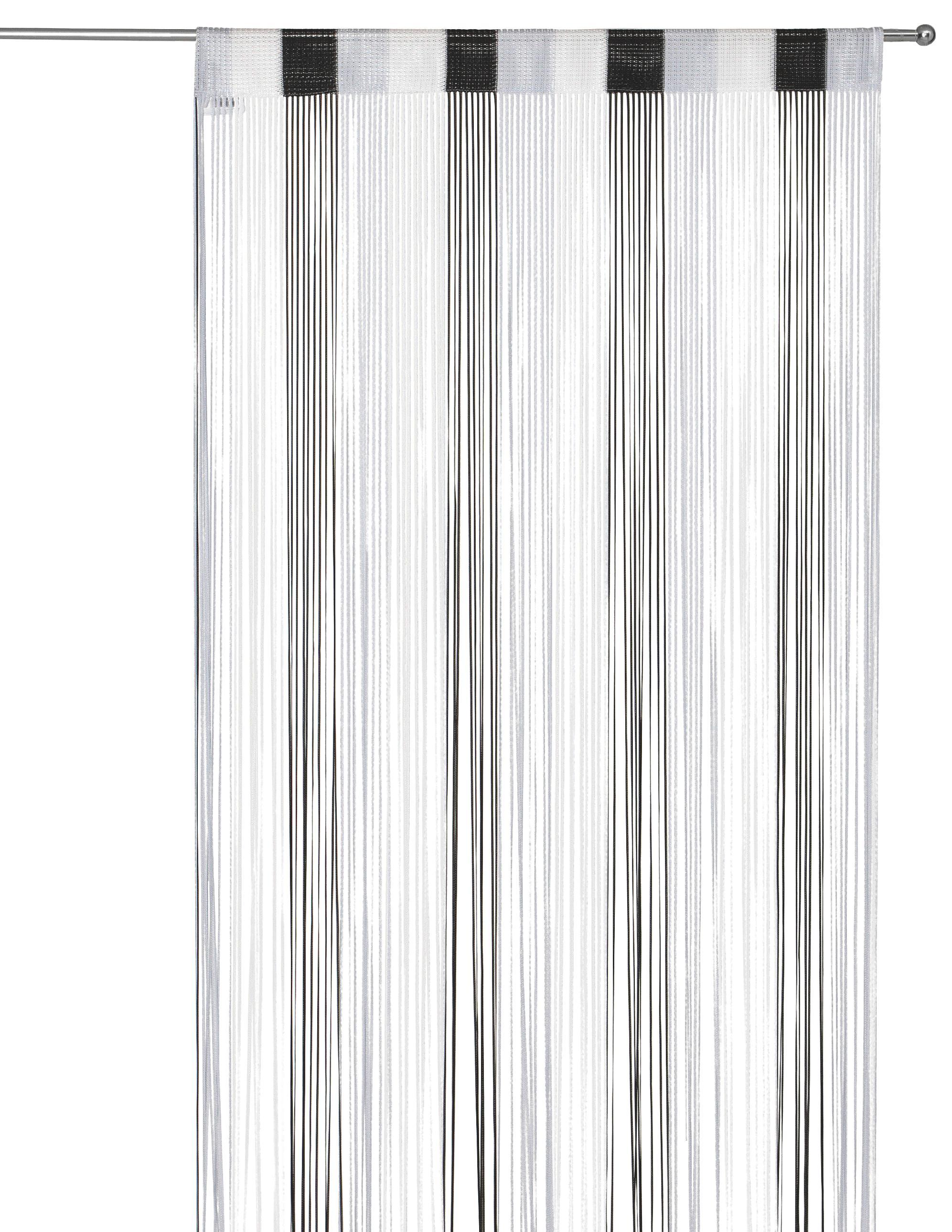 Zsinórfüggöny Rita Multicolor - Színes/Szürke, konvencionális, Textil (90/245cm) - Luca Bessoni