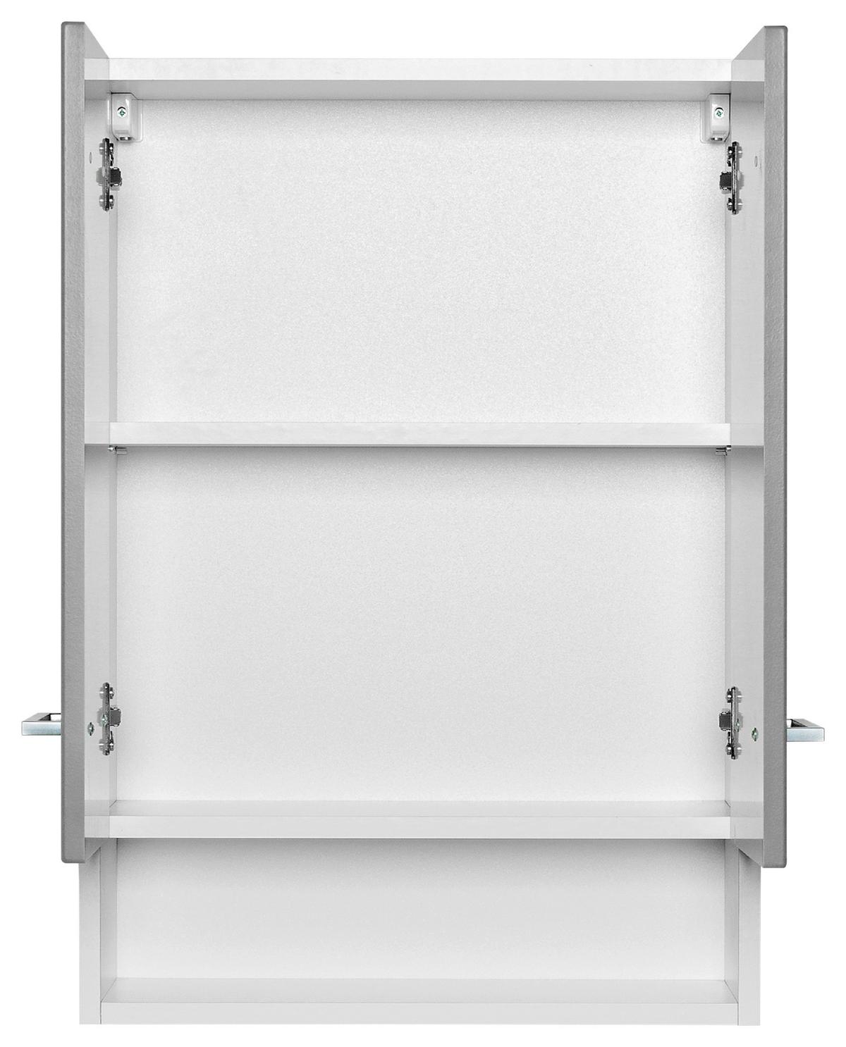 Hängeschrank Riga Hellgrau/weiß B: 50 Cm - Hellgrau/Weiß, MODERN, Holzwerkstoff (50/71/20cm) - Held