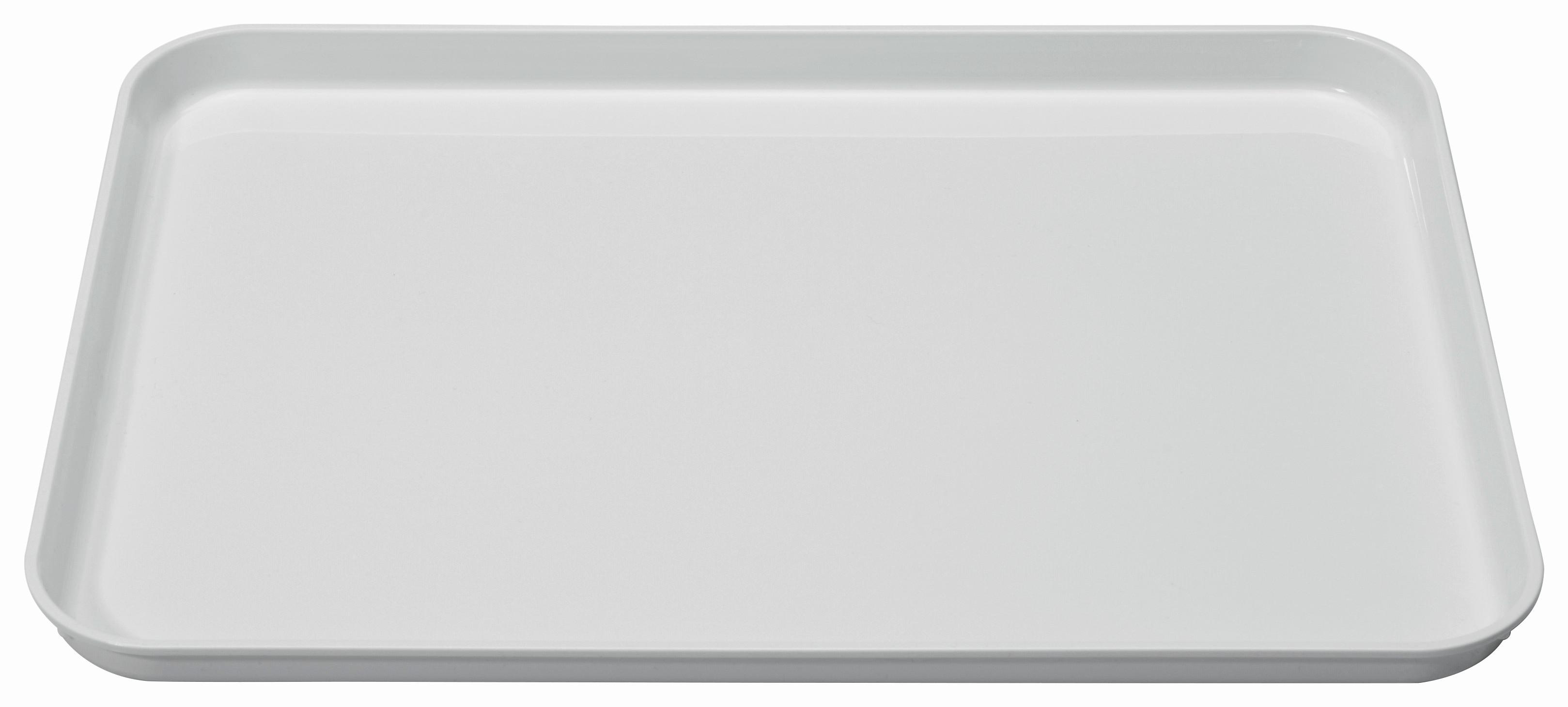 Tablett Aus Kunststoff Britta 41x30 Cm, Weiß