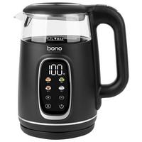 Wasserkocher Zuza - Schwarz, Basics, Glas/Kunststoff (21,7/16/25cm) - Bono