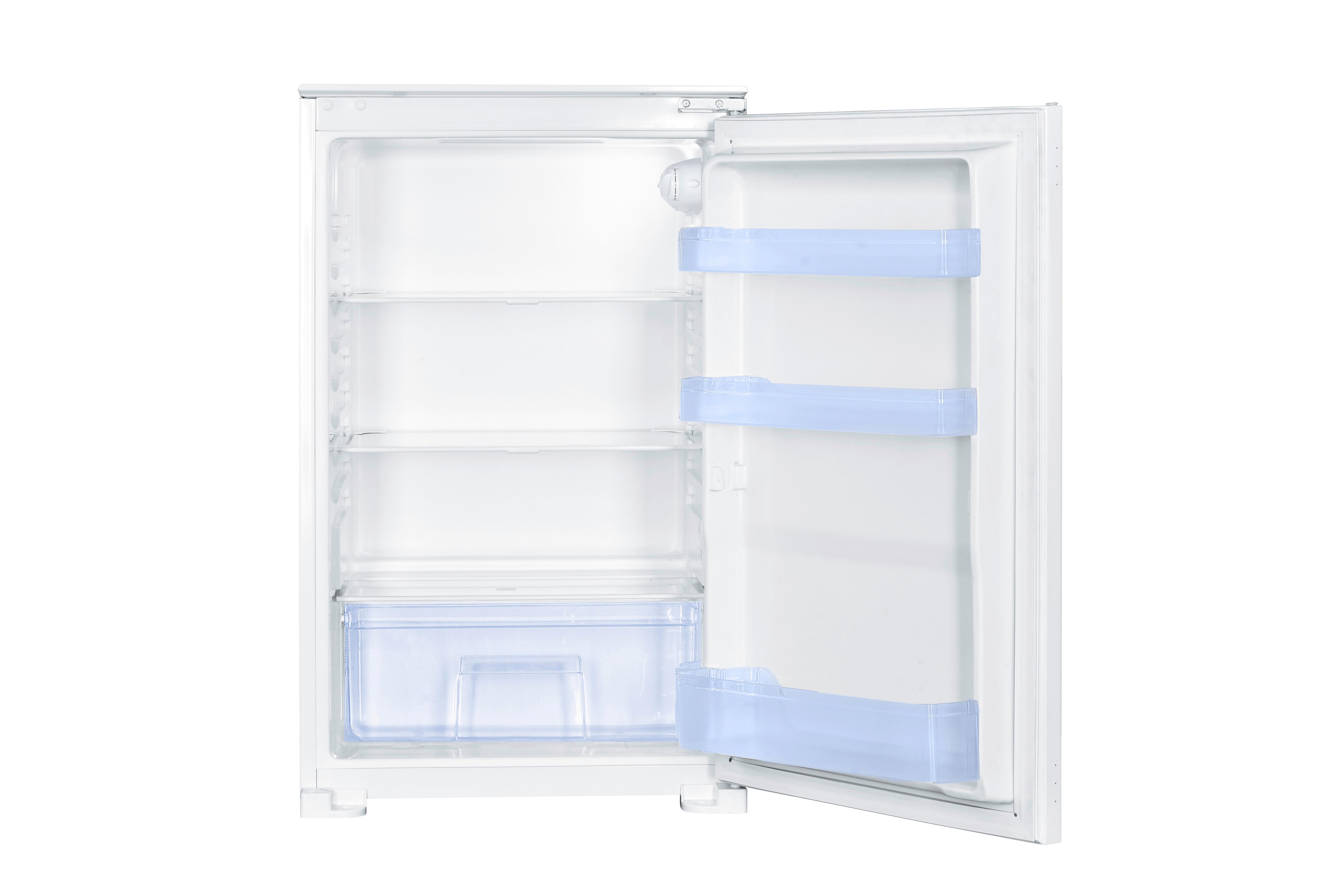 Einbaukühlschrank Li 129, Weiß 129 L, H: 89 Cm, B: 54 Cm - Weiß, Basics, Glas/Kunststoff (54/89/54cm) - CEEM