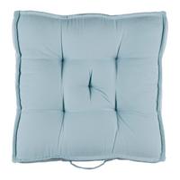 Sitzkissen Lianna - Blau, MODERN, Textil (40/40/7,5cm) - Luca Bessoni