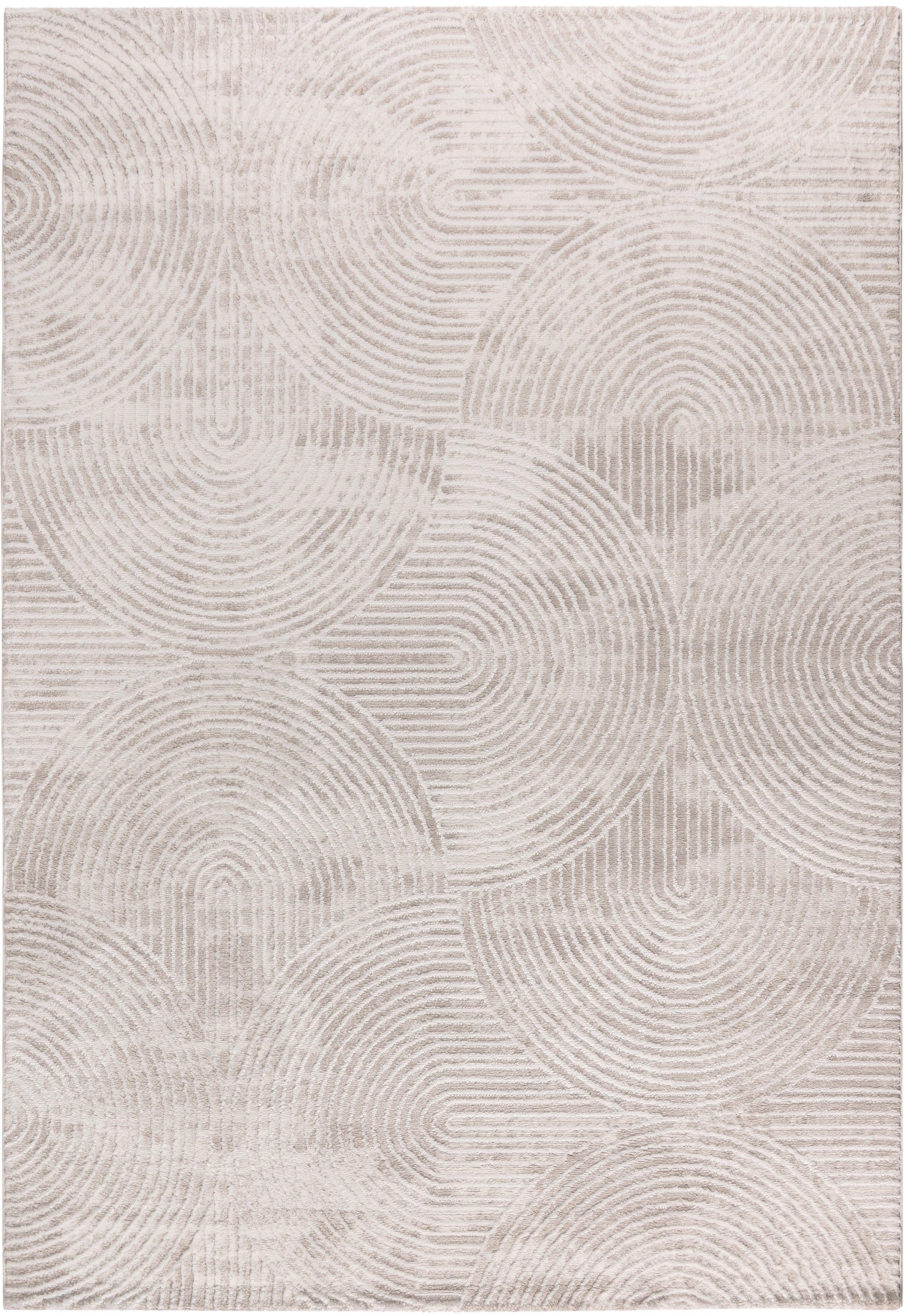 Webteppich Levana - Creme, ROMANTIK / LANDHAUS, Kunststoff/Textil (80/150cm) - James Wood
