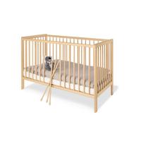 Gitterbett Buche Vollmassiv Lxbxh: 124x64x85 Cm - Buchefarben, Natur, Holz (124/64/85cm) - Pinolino