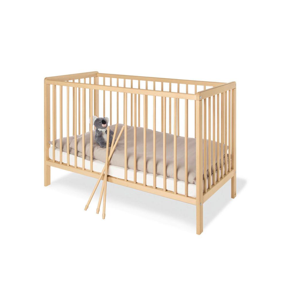 Gitterbett Buche Vollmassiv LxBxH: 124x64x85 cm