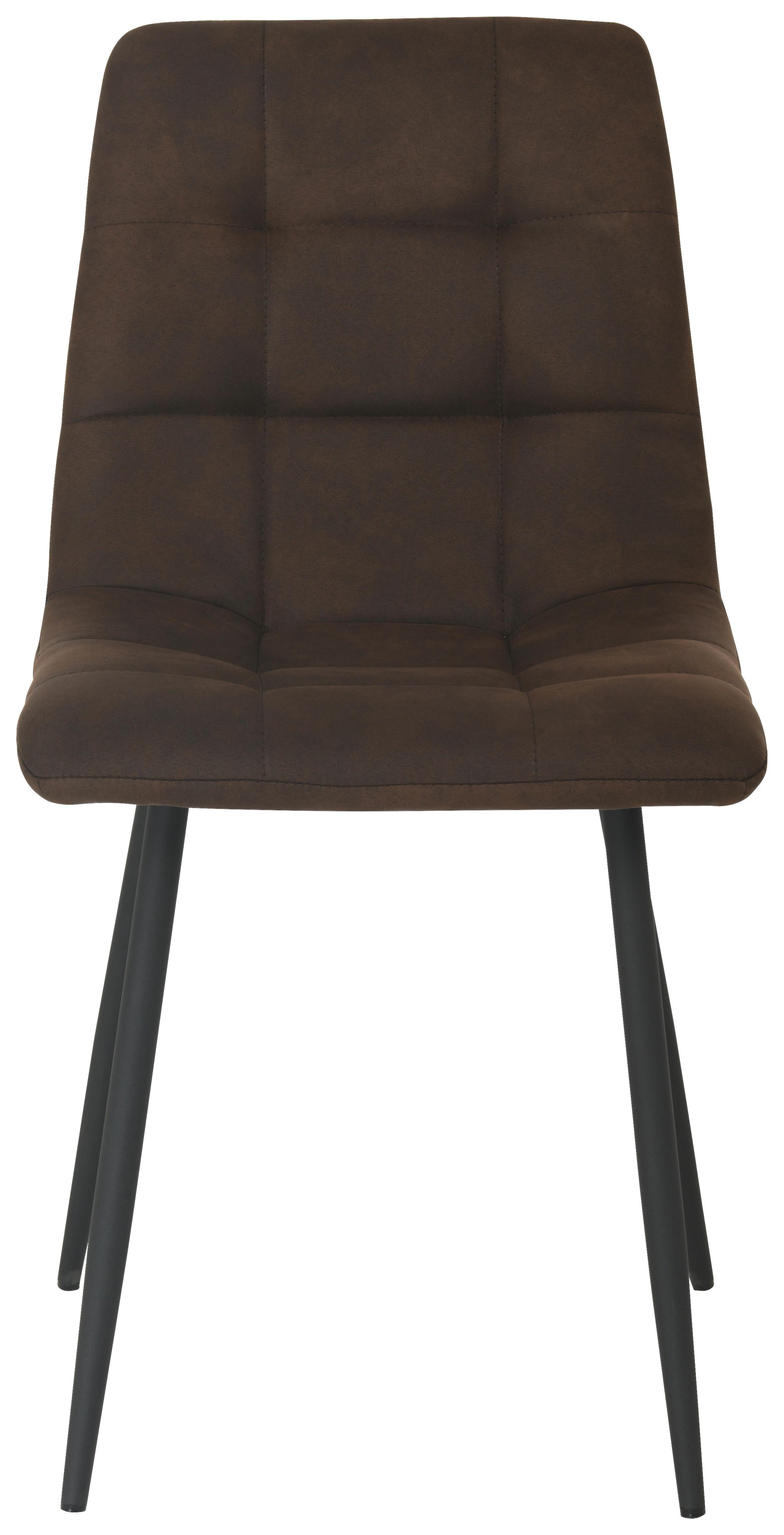Szék Lech *TOP ÁR* - barna/fekete, Konventionell, textil/fa (45/88/55cm) - Best Price