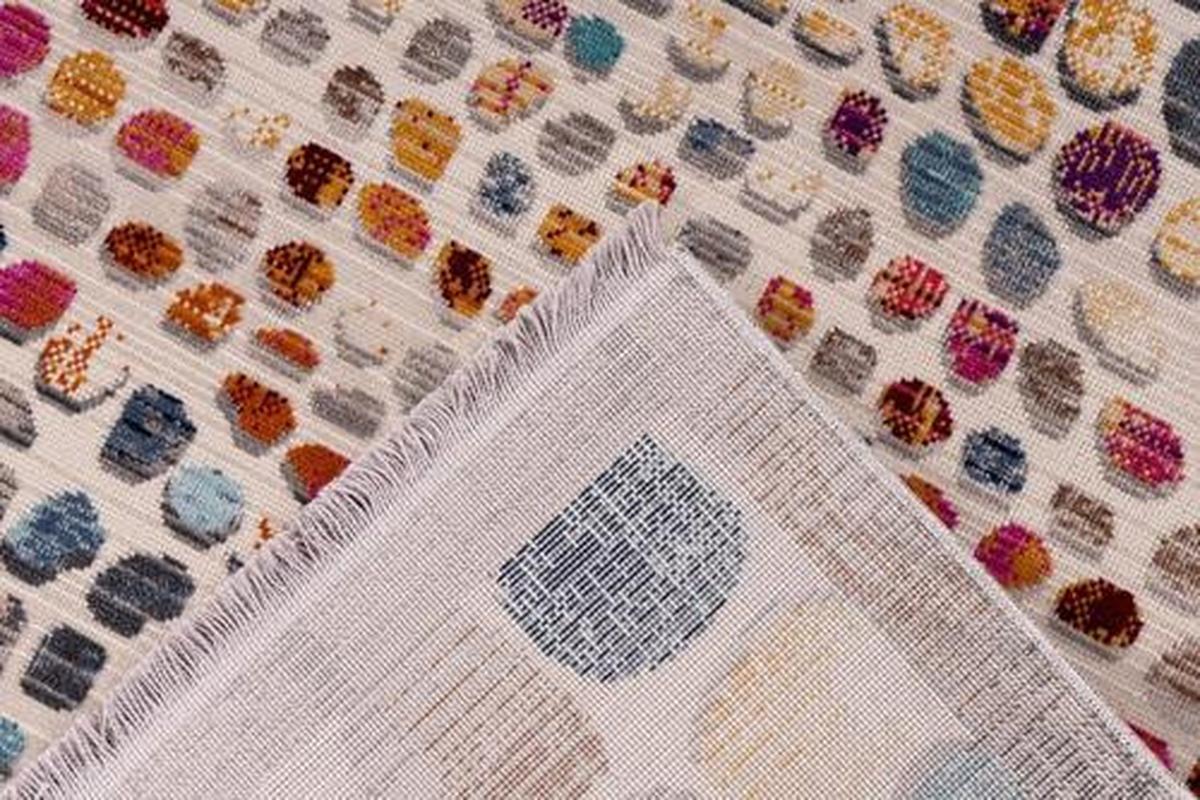 Webteppich Multicolor Anouk 80x150 cm - Multicolor, Design, Textil (80/150cm) - Kayoom