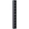 Cd-regal Megosa Anthrazit B: 40 Cm - Anthrazit, Design, Holzwerkstoff (40/94/17cm) - MID.YOU