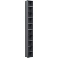 Cd-regal Megosa Anthrazit B: 40 Cm - Anthrazit, Design, Holzwerkstoff (40/94/17cm) - MID.YOU