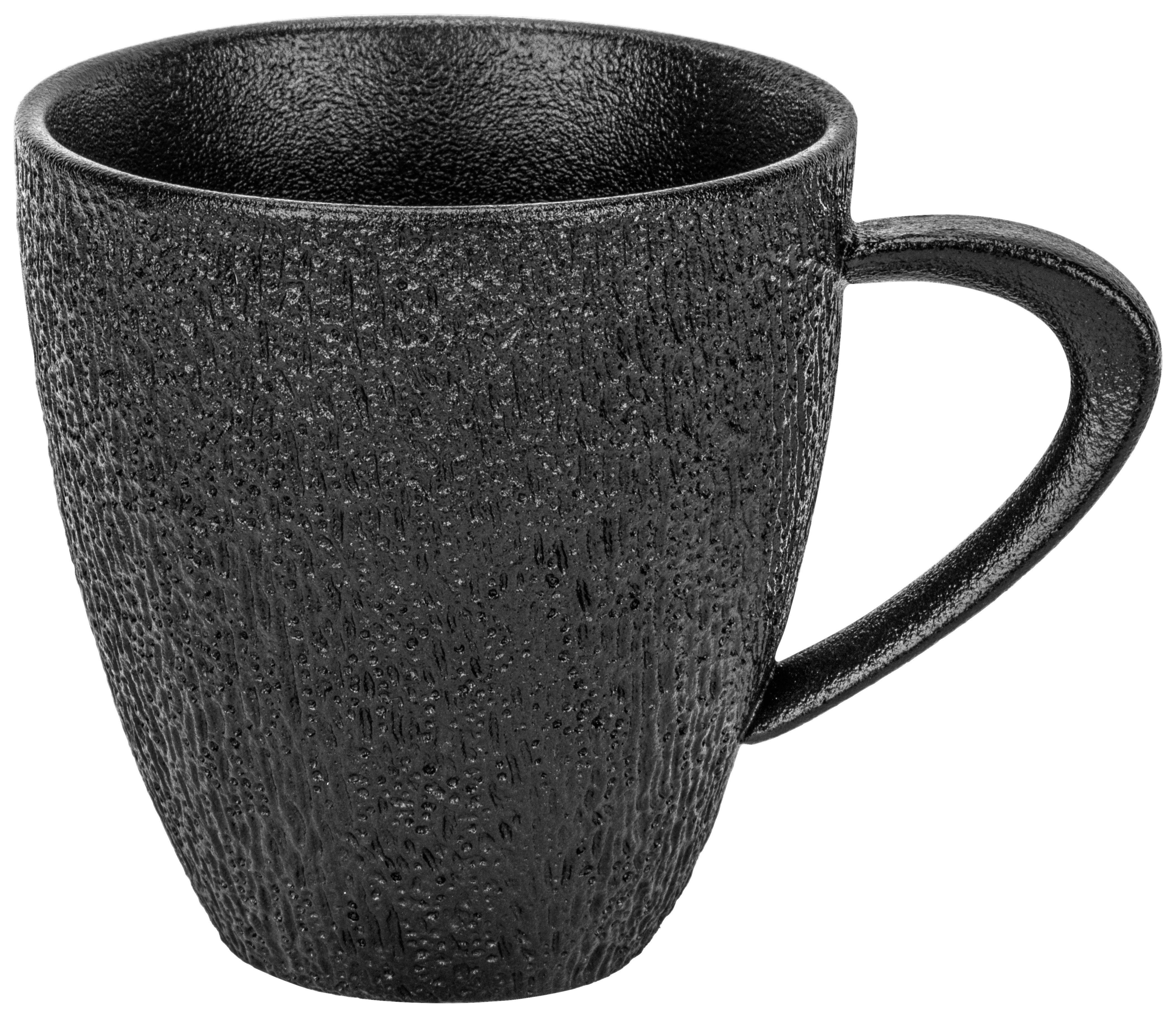 HRNČEK NA KÁVU HARUKI - čierna, Modern, keramika (9,4/9,8cm) - Mömax