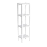 Standregal Weiß BxHxT: 22x22x92 cm - Weiß, Basics, Holz (22/22/92cm) - Zeller Present