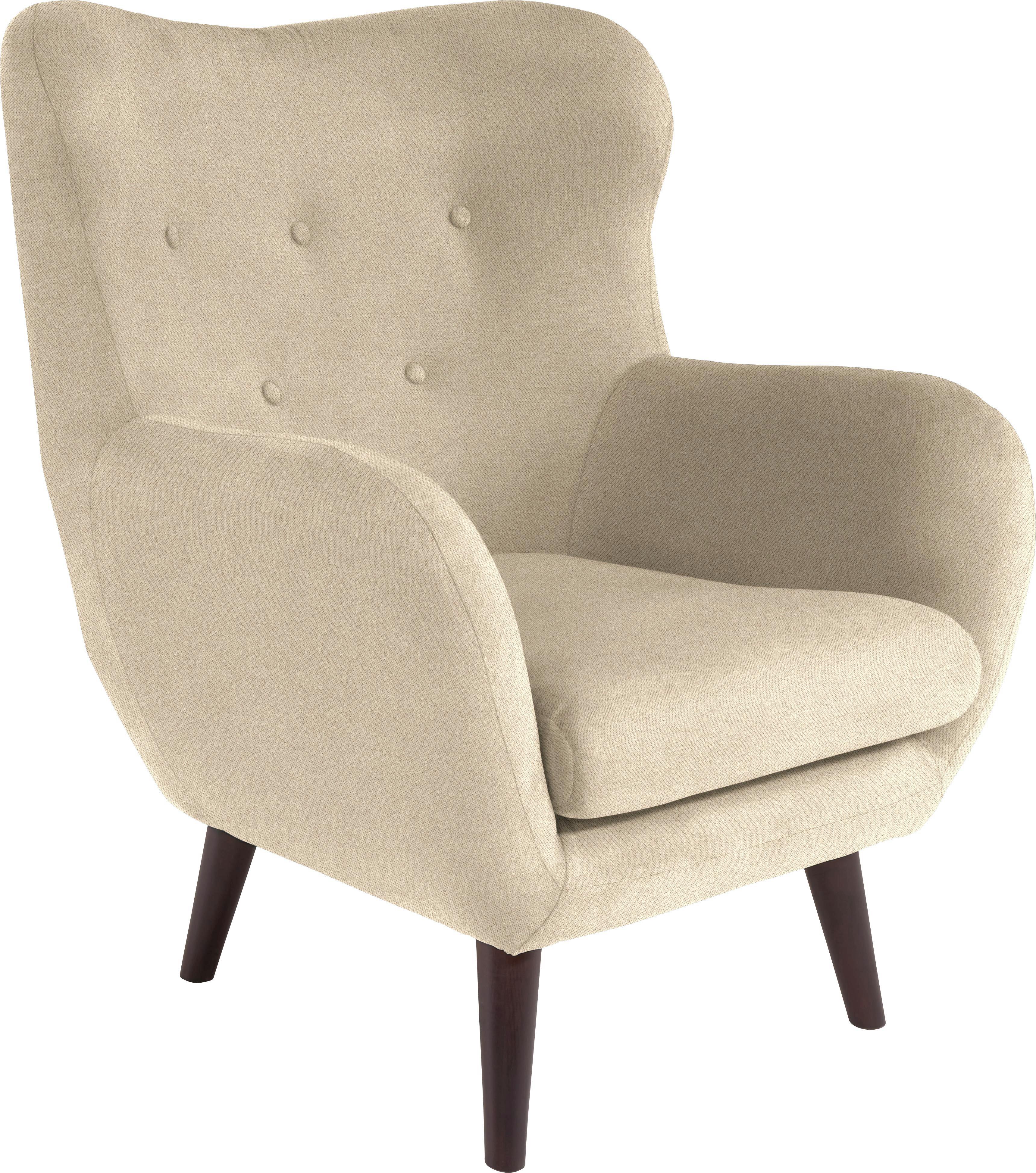 Fernsehsessel Viborg - Beige, MODERN, Textil (91/104/80cm)