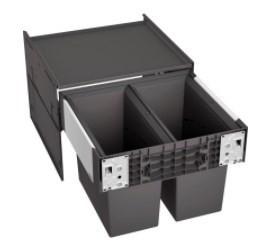 Odpadkový kôš Blanco SELECT II 50/2 - Modern (44,4/40,5/50,2cm) - Blanco