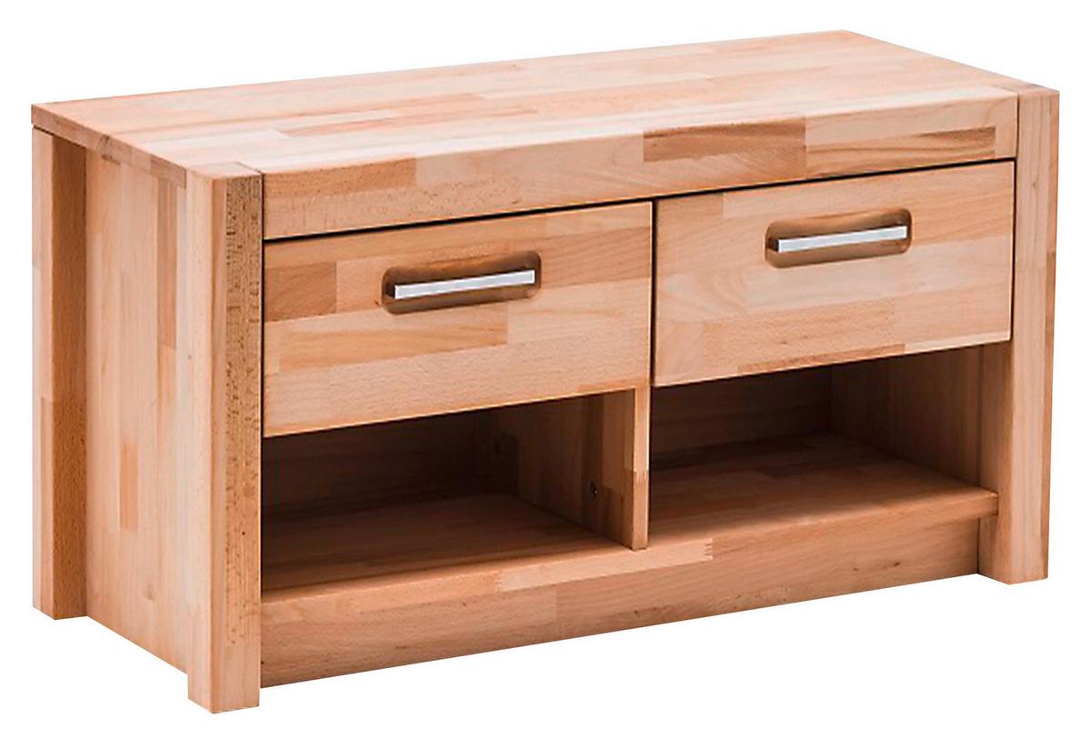 Garderobenbank Buchefarben, B: 100 Cm - Buchefarben, KONVENTIONELL, Holz (100/43/40cm) - MID.YOU