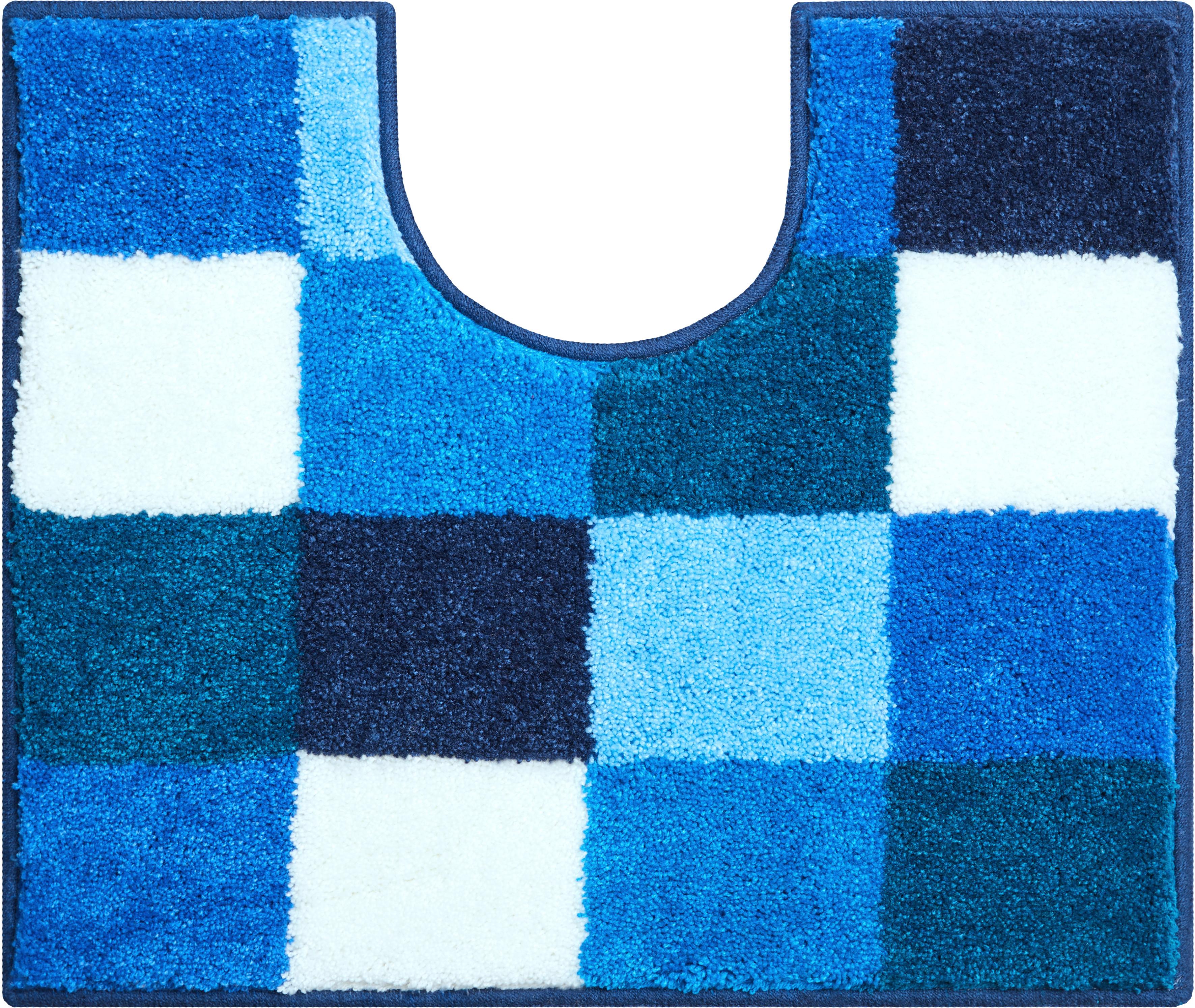 WC PŘEDLOŽKA B2747-006001244 - bílá/modrá, Basics, textil (49/60cm) - Grund