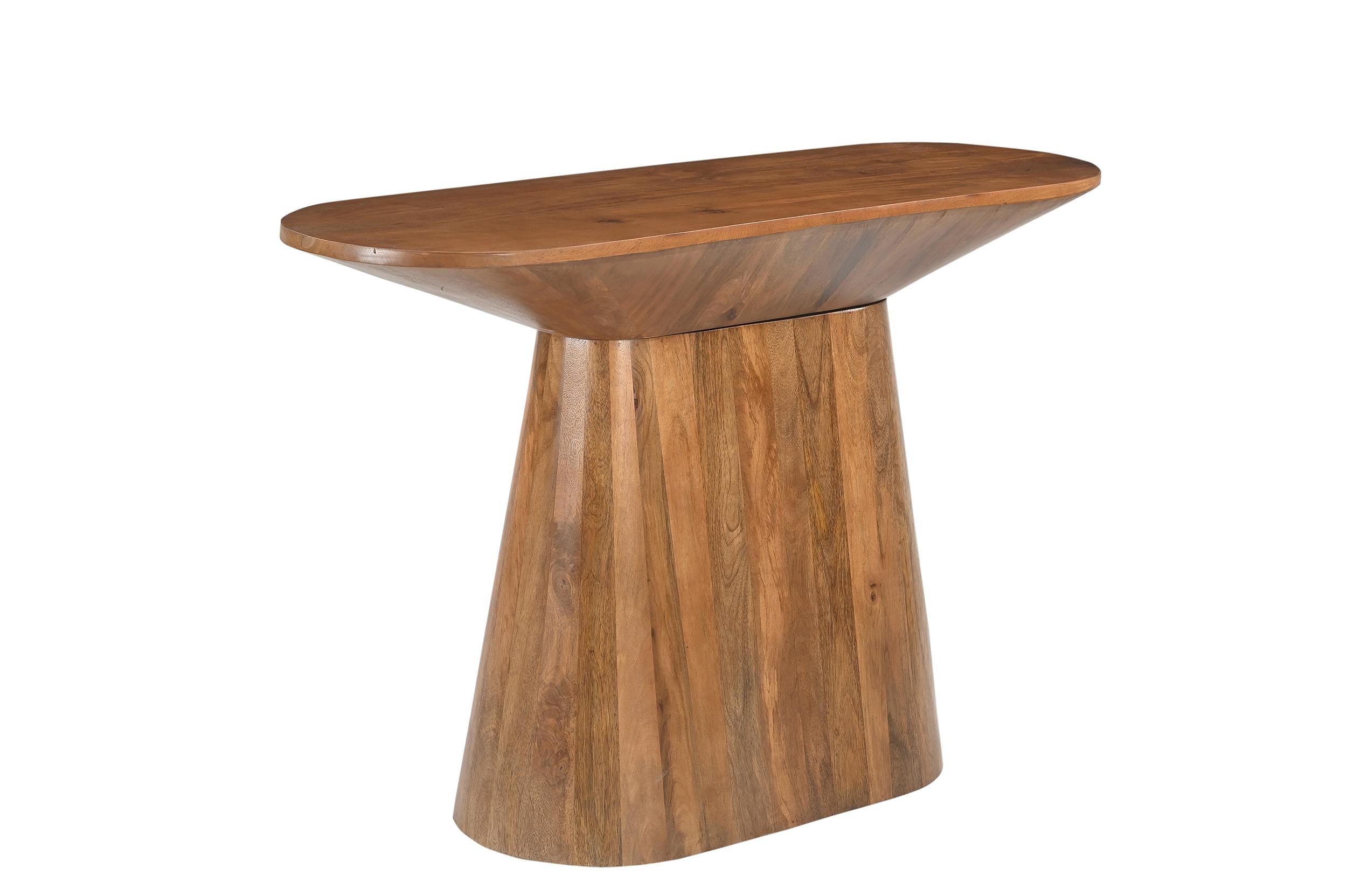 KONSOLENTISCH Naturfarben L: 120cm - Naturfarben, Design, Holz (120/40/77cm) - MID.YOU