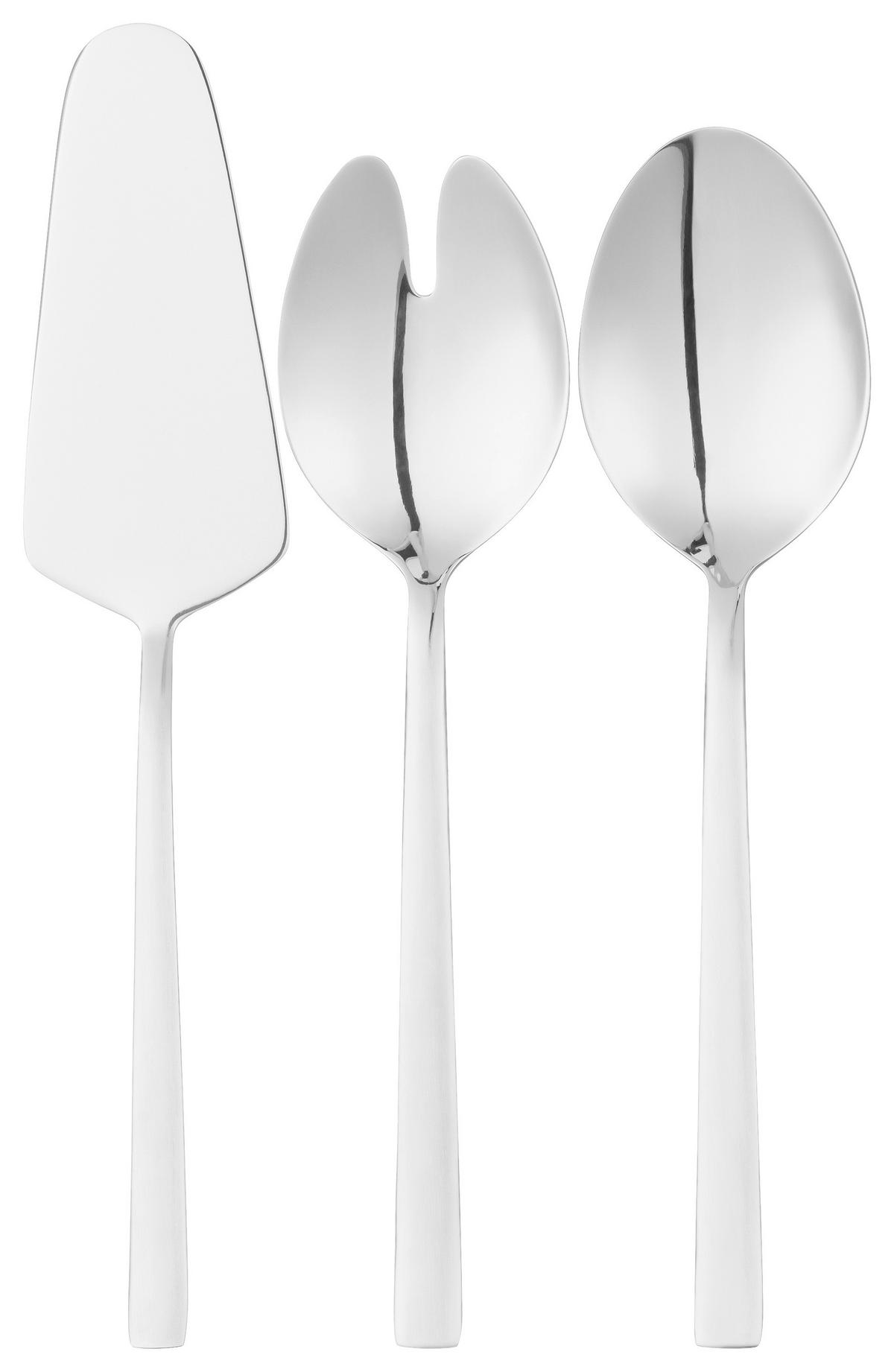 Salatbesteck Jesko - Edelstahlfarben, ROMANTIK / LANDHAUS, Metall (23cm) - James Wood