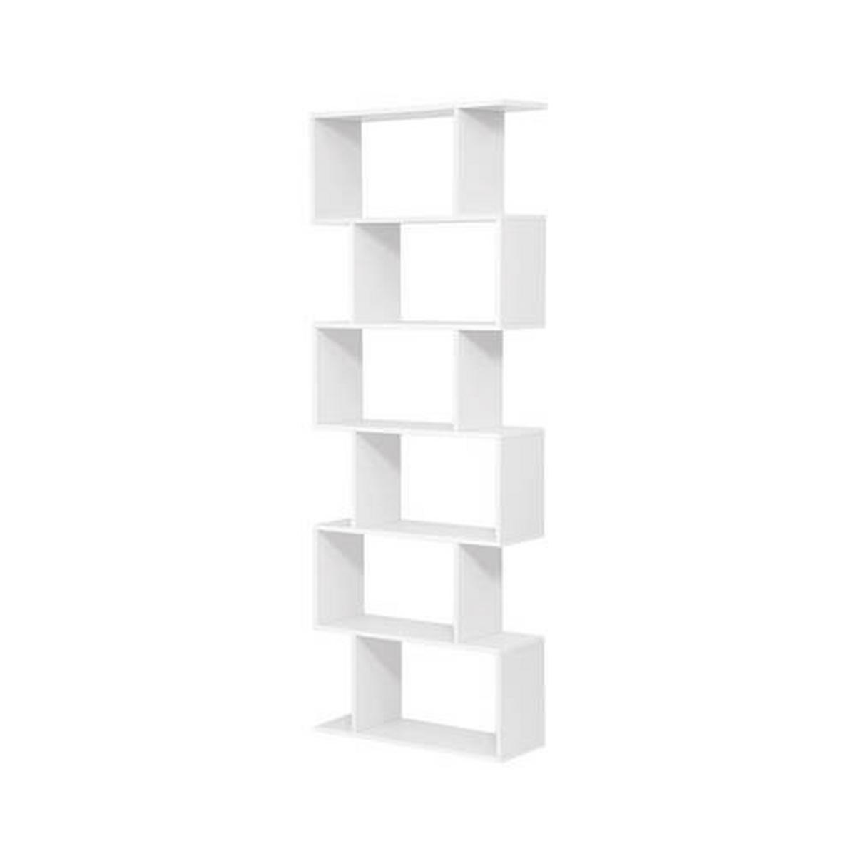 Bücherwand B: 70 cm, Weiß - Weiß, Basics, Holzwerkstoff (70/191/24cm) - Boxxx