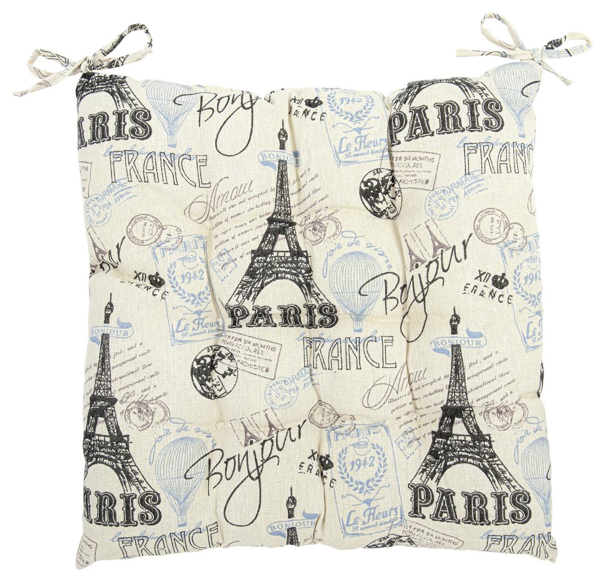 Sitzkissen Maite 6 Versch. Dessins 40x50 Polyester - KONVENTIONELL, Textil (40/40/5cm) - Ondega