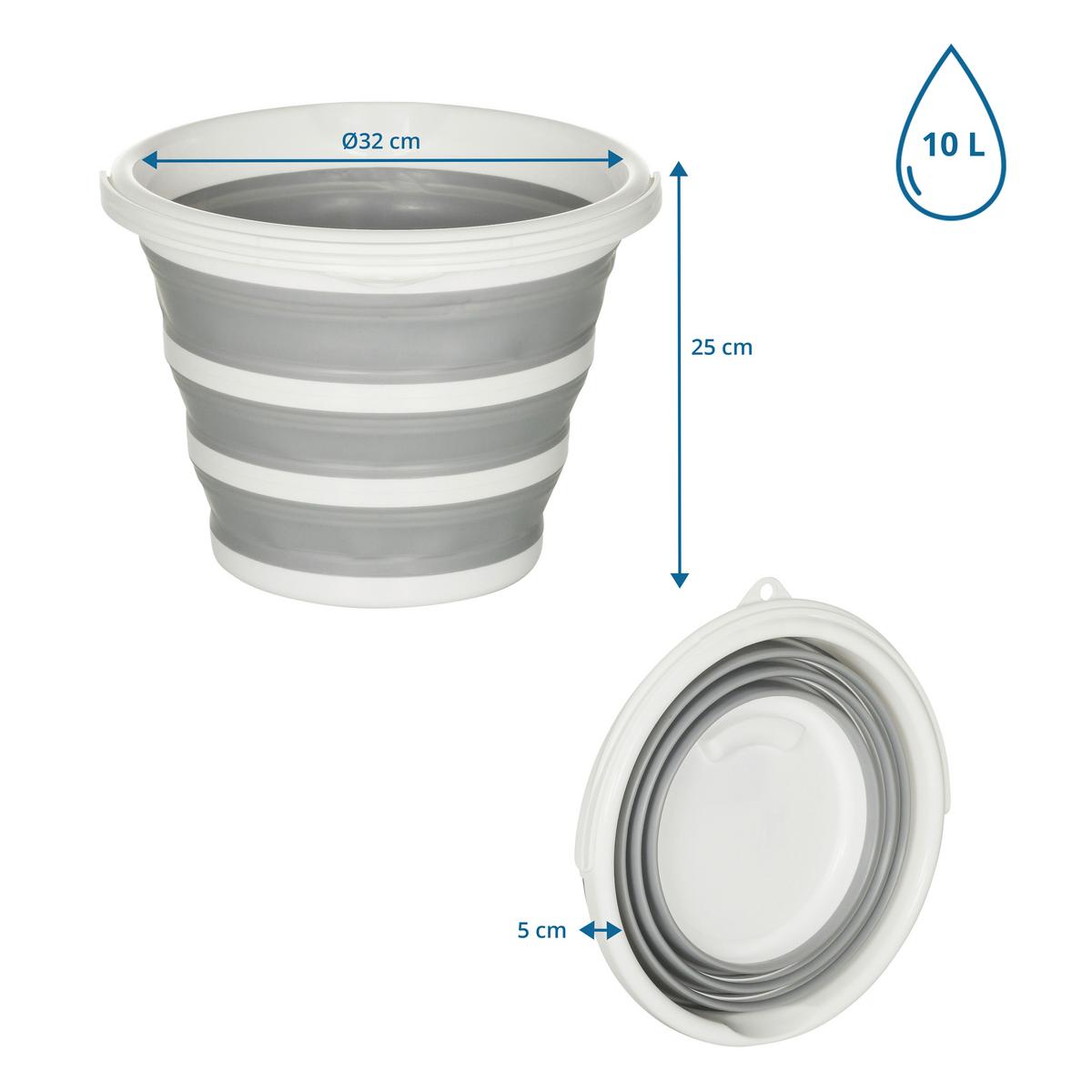 Eimer Clean Silr - Basics, Kunststoff (32/25/32cm) - MID.YOU