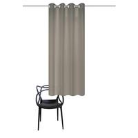 Ösenvorhang Benoga - Taupe, Basics, Textil (135/175cm)