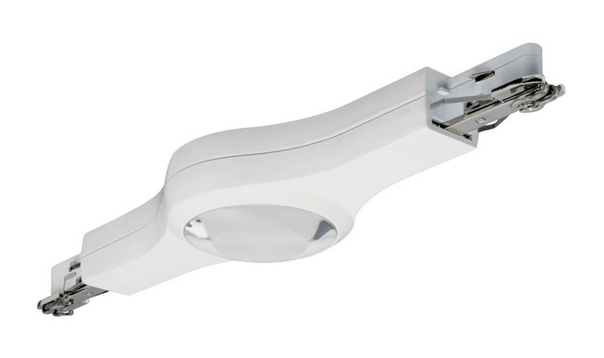 Schienensystem Urail Linienverbinder 95478 Weiß - Weiß, Design, Metall (22,5/2,7/5,7cm) - Paulmann