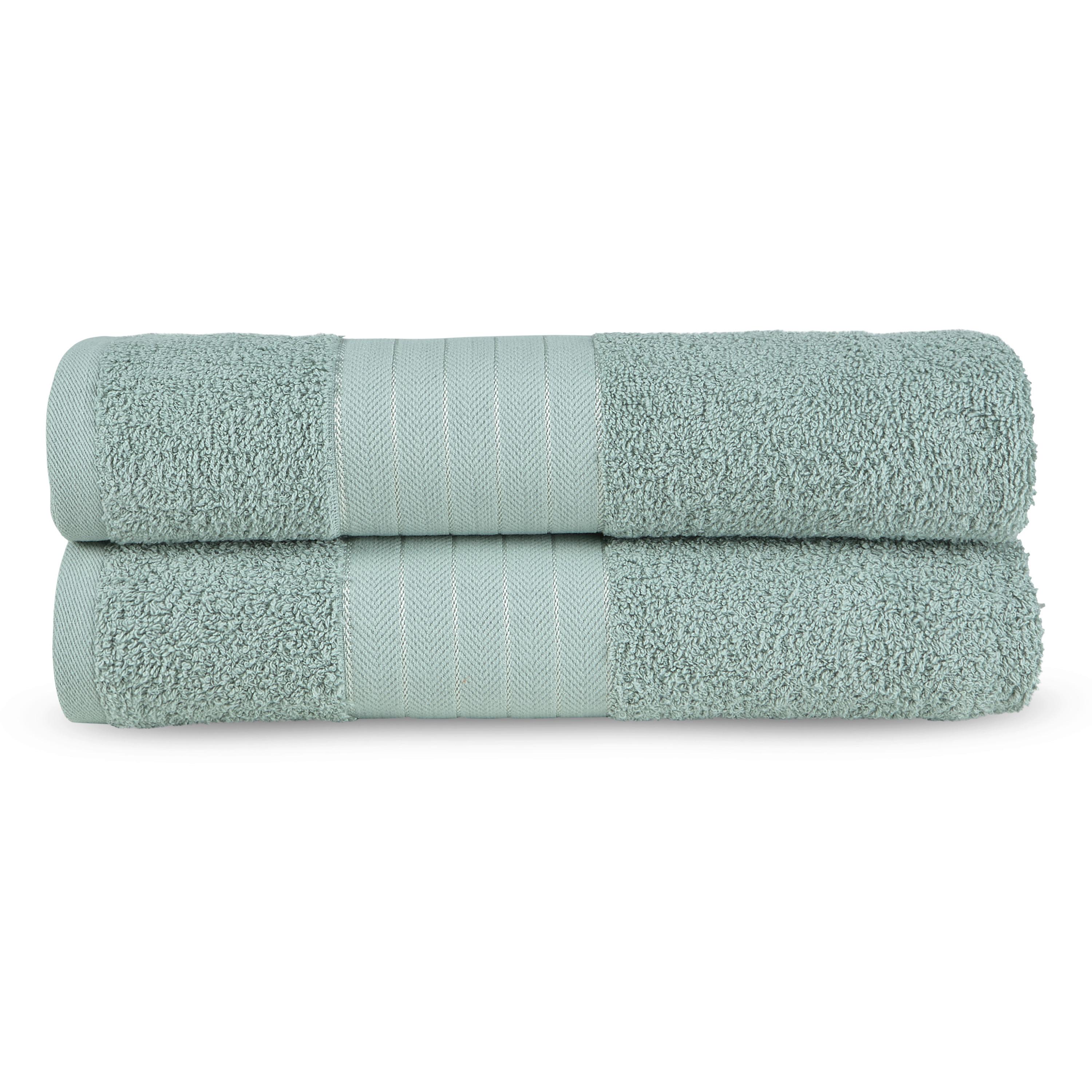 Duschtuchset Sage Hellgrün 70x140 cm - Basics, Textil (70/140cm)