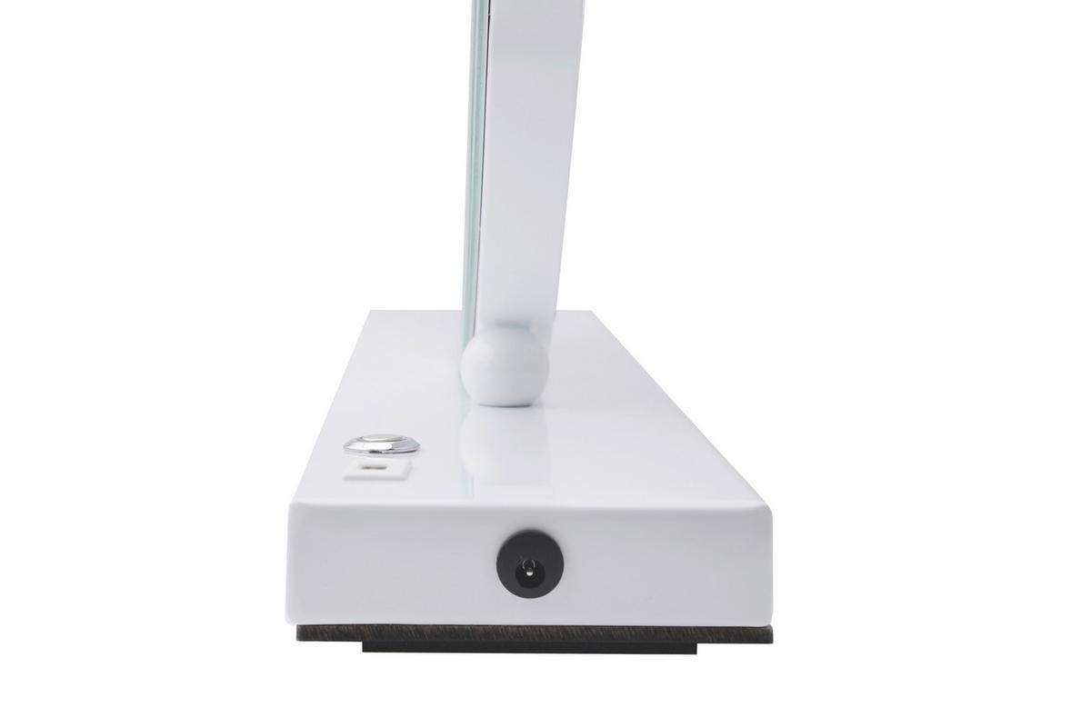 Wandspiegel Led Weiß B: 53 Cm - Weiß, Basics, Glas/Holzwerkstoff (53/10/60cm) - Kayoom