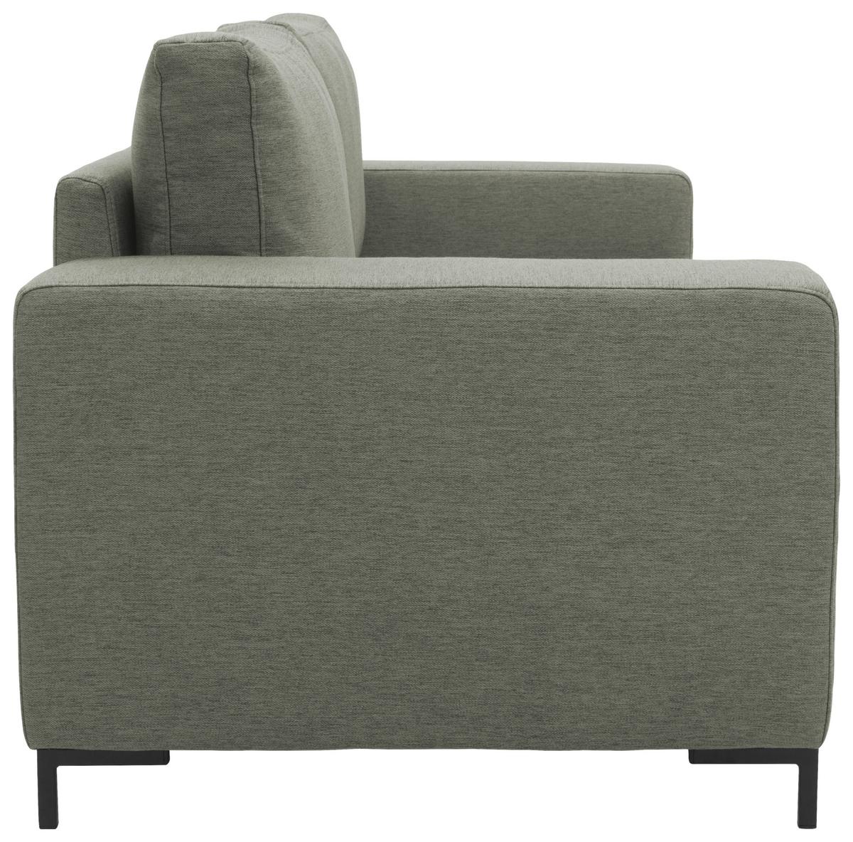 Big Sofa Looks Vi B: 242 Cm Graubraun - Graubraun/Schwarz, Design, Textil (242/88/88cm) - LOOKS by W.Joop