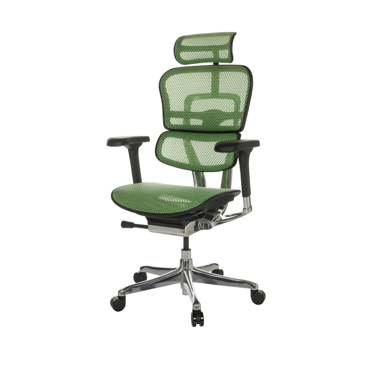 Drehstuhl Ergohuman I - Silberfarben/Schwarz, Basics, Kunststoff/Textil (69/119-144/65cm) - MID.YOU