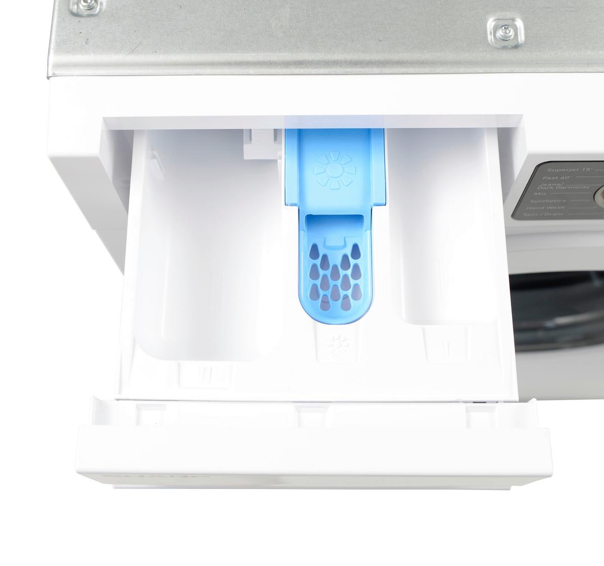 Einbauwaschmaschine Sharp Es-Nib814bwna-De 8kg - Weiß, Basics, Kunststoff (59,7/81,7/54,4cm) - Sharp