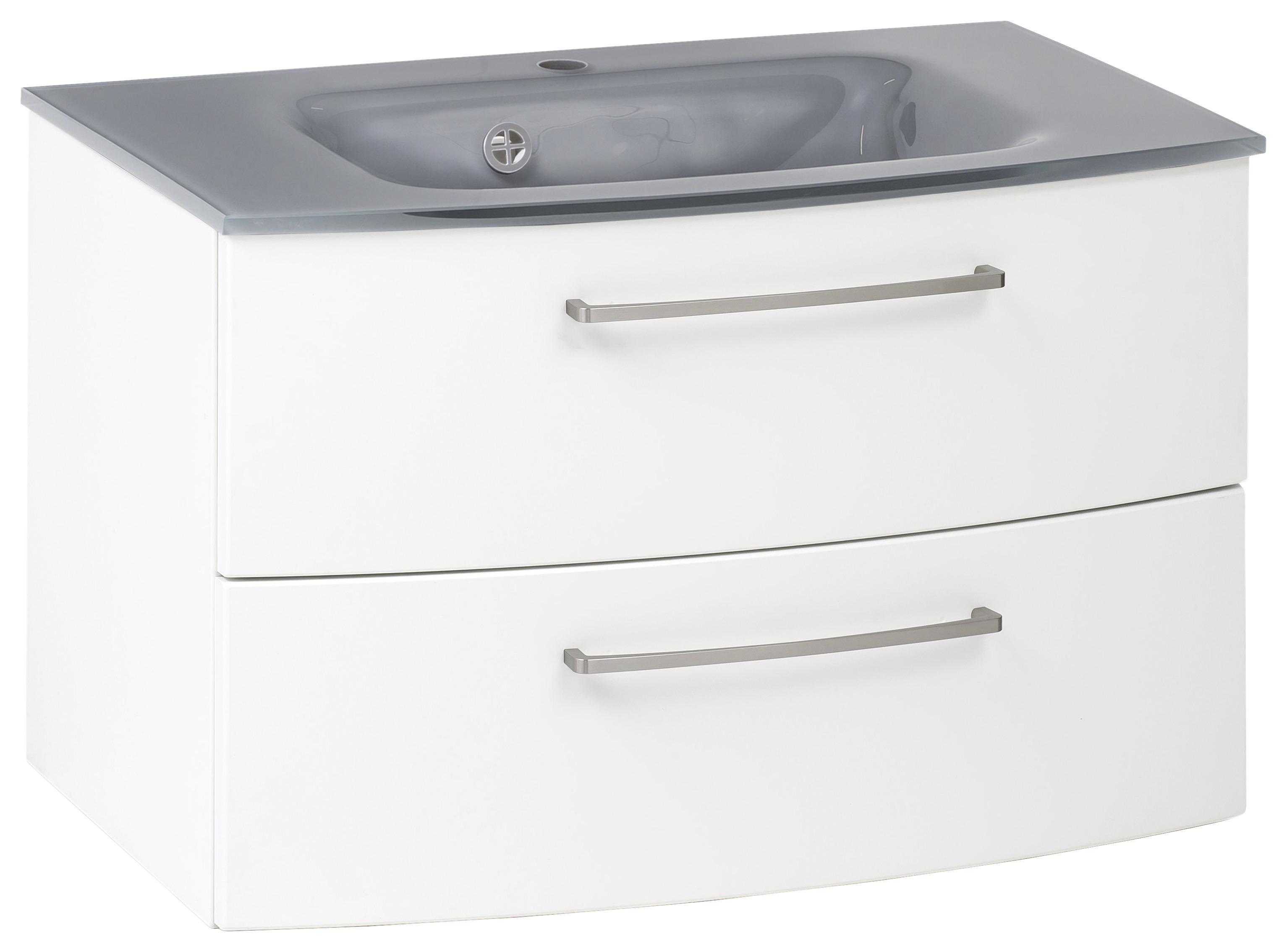 Badmöbel-Set 3-Teilig Stockholm B: 110 cm Grau