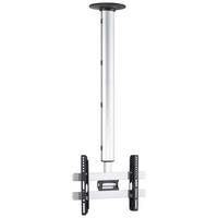 TV- Halterung cm Silberfarben B: 42 cm - Silberfarben, MODERN, Metall (42/127/19cm) - MID.YOU