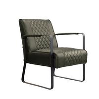 SESSEL Stevie Grün B: 65 cm - Schwarz/Grün, MODERN, Textil (65/82/76cm) - MID.YOU