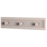LIŠTA S HÁČIKMI PEDRO 3 - kašmírová, Trend, kov (34/4/8cm)