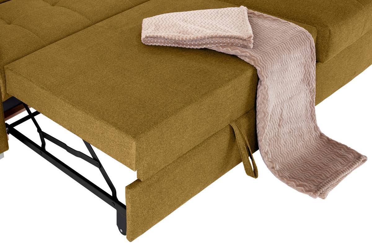 Ecksofa Perry - Ecru/Silberfarben, Design, Textil (292/183cm) - Livetastic